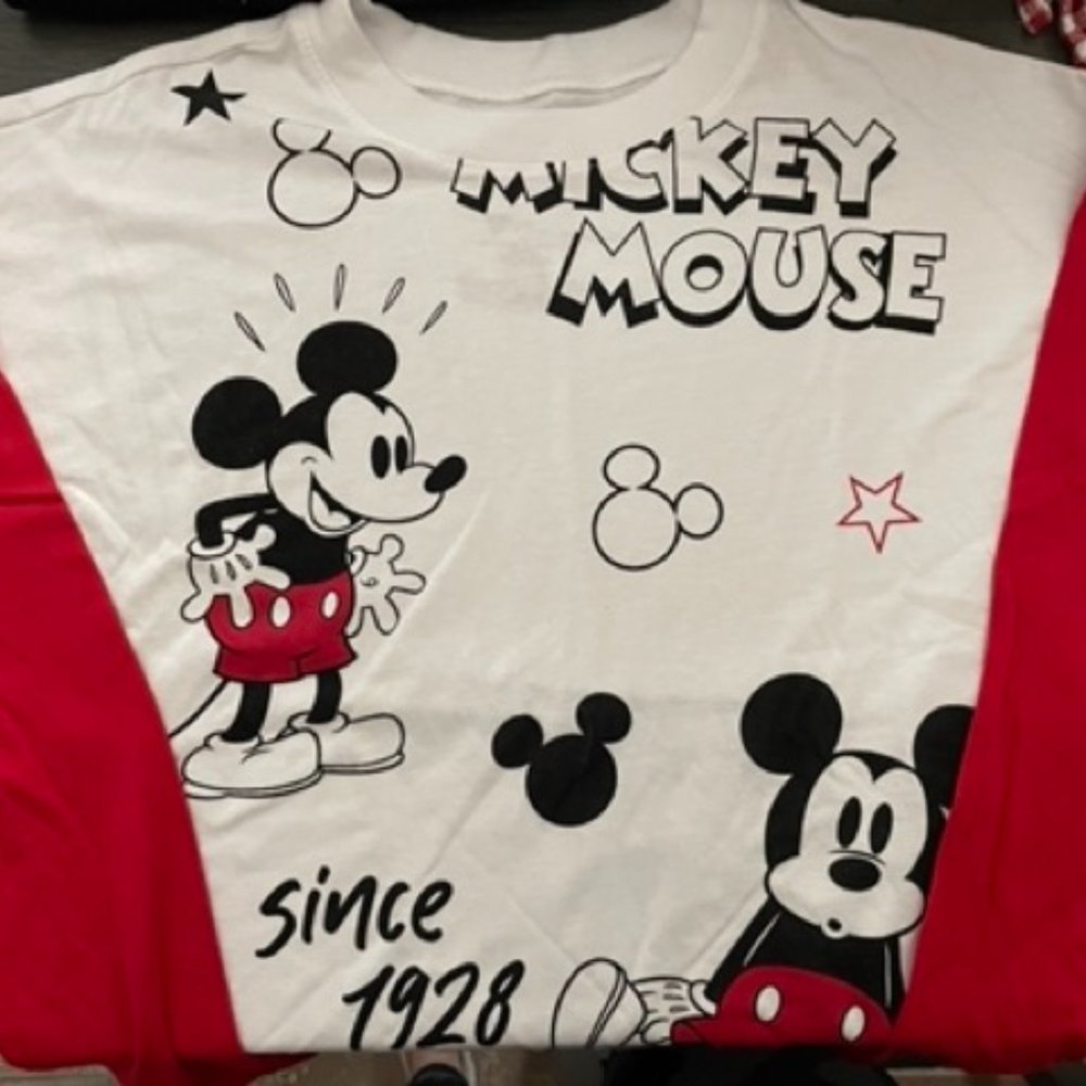 Mickey Mouse cropped long-sleeve